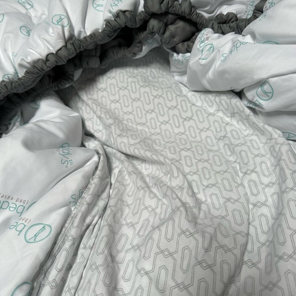 BEDDY’S Gray Queen All In One Bed In A Bag System Zipper Set Dorms RVS Bunks EUC - Picture 8 of 16